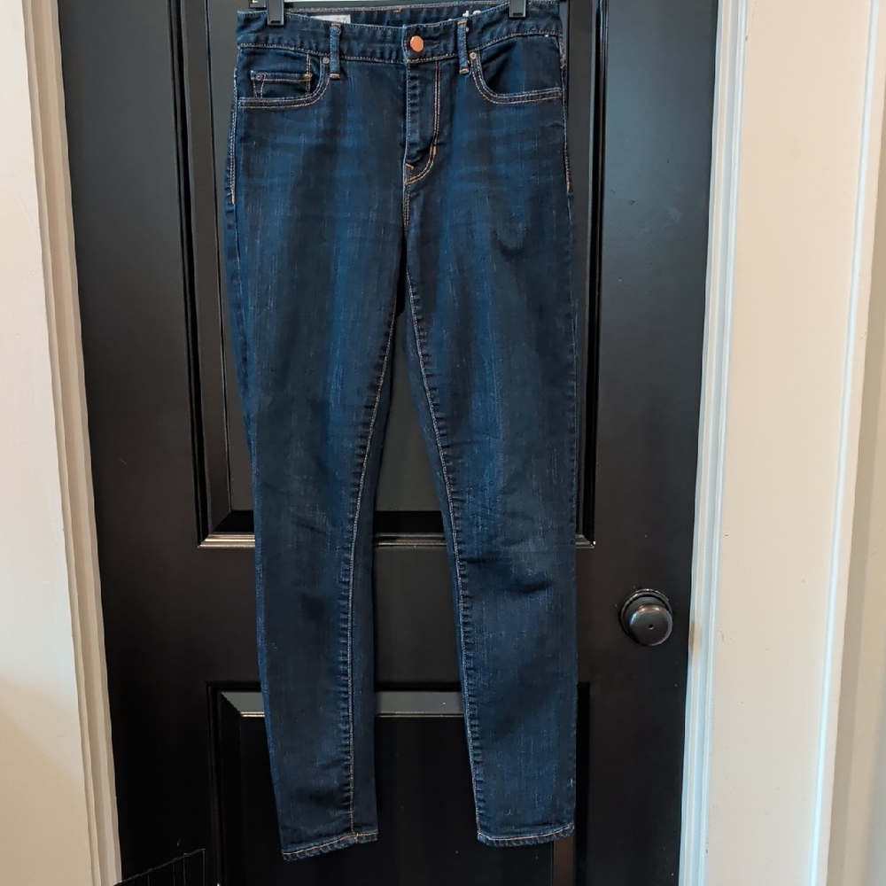 GAP High Rise Skinny - Classic Wash Jeans